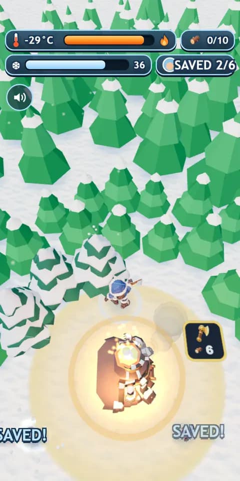 Frost Camp: Chop the pines, carry the logs, keep the furnace burning.